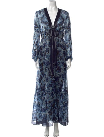 Pnina Tornai Printed Long Dress