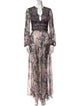 Pnina Tornai Floral Print Long Dress