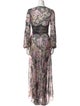 Pnina Tornai Floral Print Long Dress