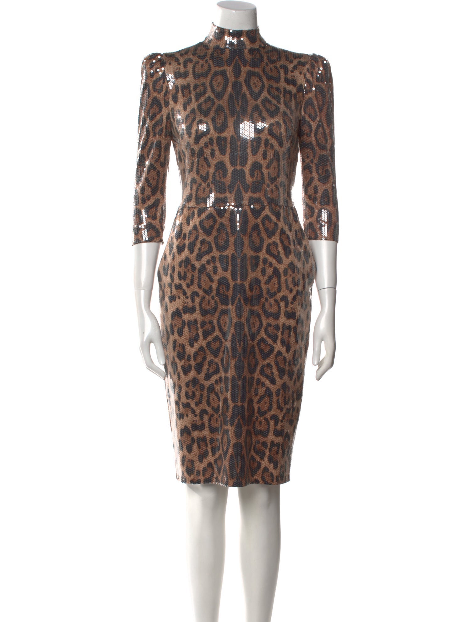 Pnina Tornai Sequin Knee-Length Dress