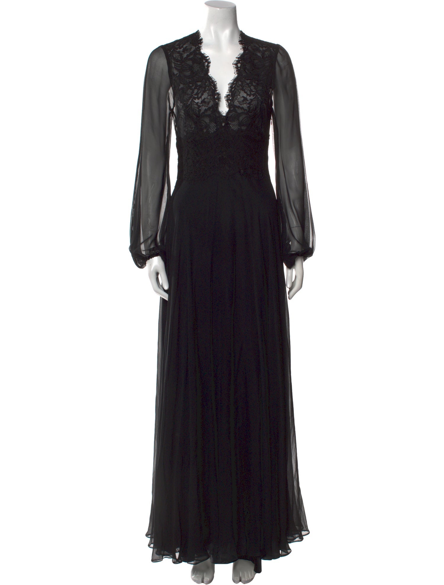 Pnina Tornai V-Neck Long Dress