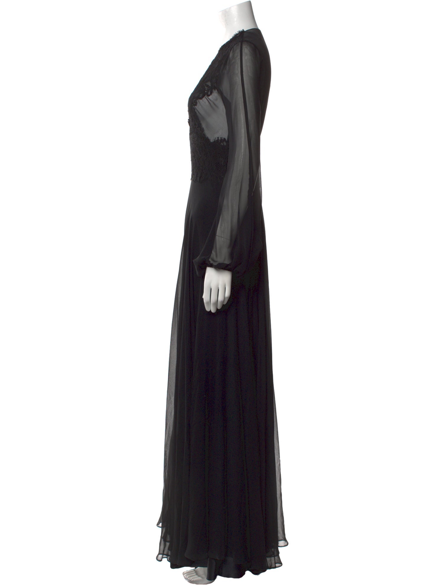 Pnina Tornai V-Neck Long Dress