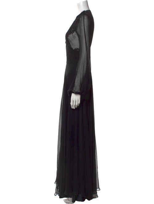 Pnina Tornai V-Neck Long Dress