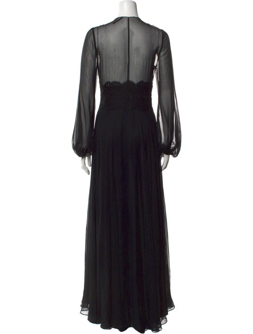 Pnina Tornai V-Neck Long Dress