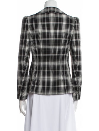 Pnina Tornai Plaid Print Blazer