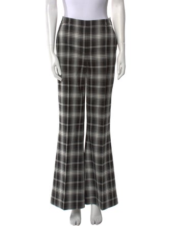 Pnina Tornai Plaid Print Flared Pants