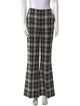 Pnina Tornai Plaid Print Flared Pants