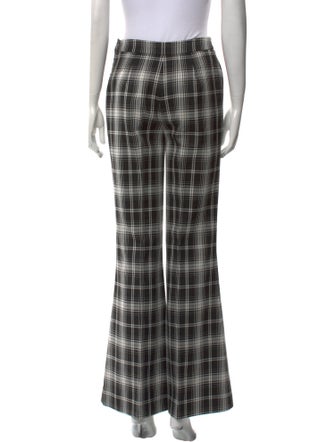 Pnina Tornai Plaid Print Flared Pants