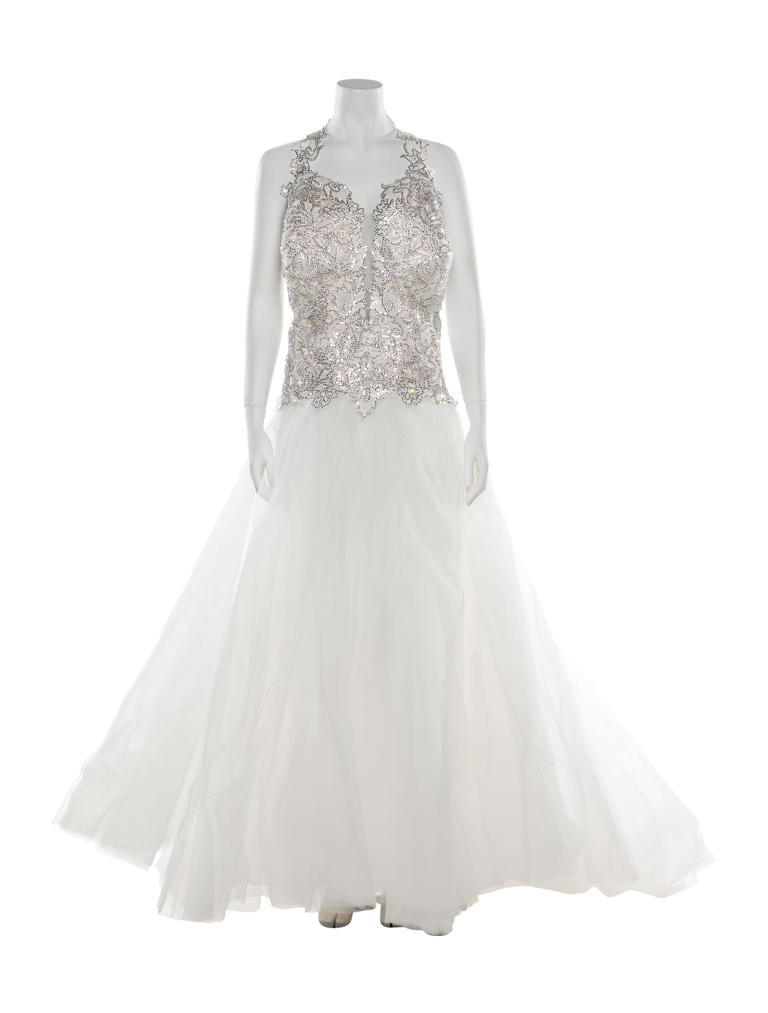 Pnina Tornai V-Neck Long Dress