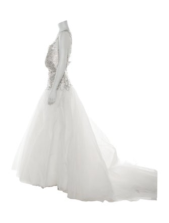 Pnina Tornai V-Neck Long Dress