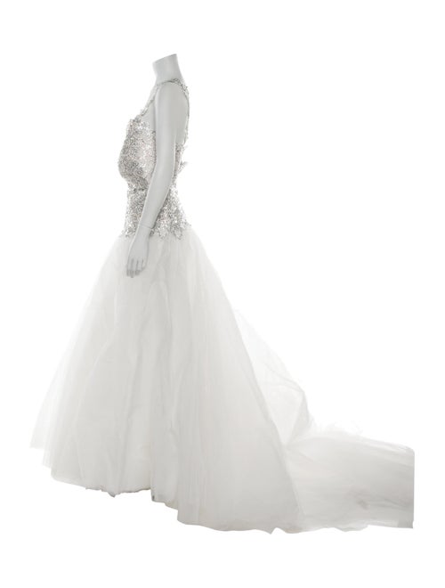 Pnina Tornai V-Neck Long Dress