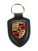 Porsche Design Leather Crest Keyring
