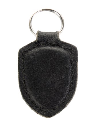 Porsche Design Leather Crest Keyring
