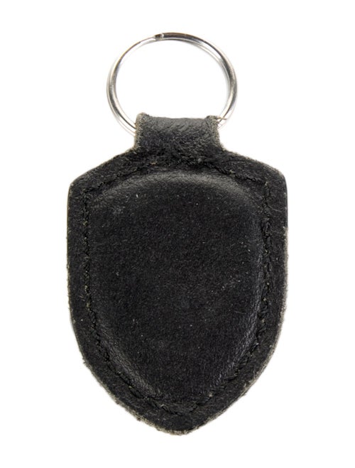 Porsche Design Leather Crest Keyring