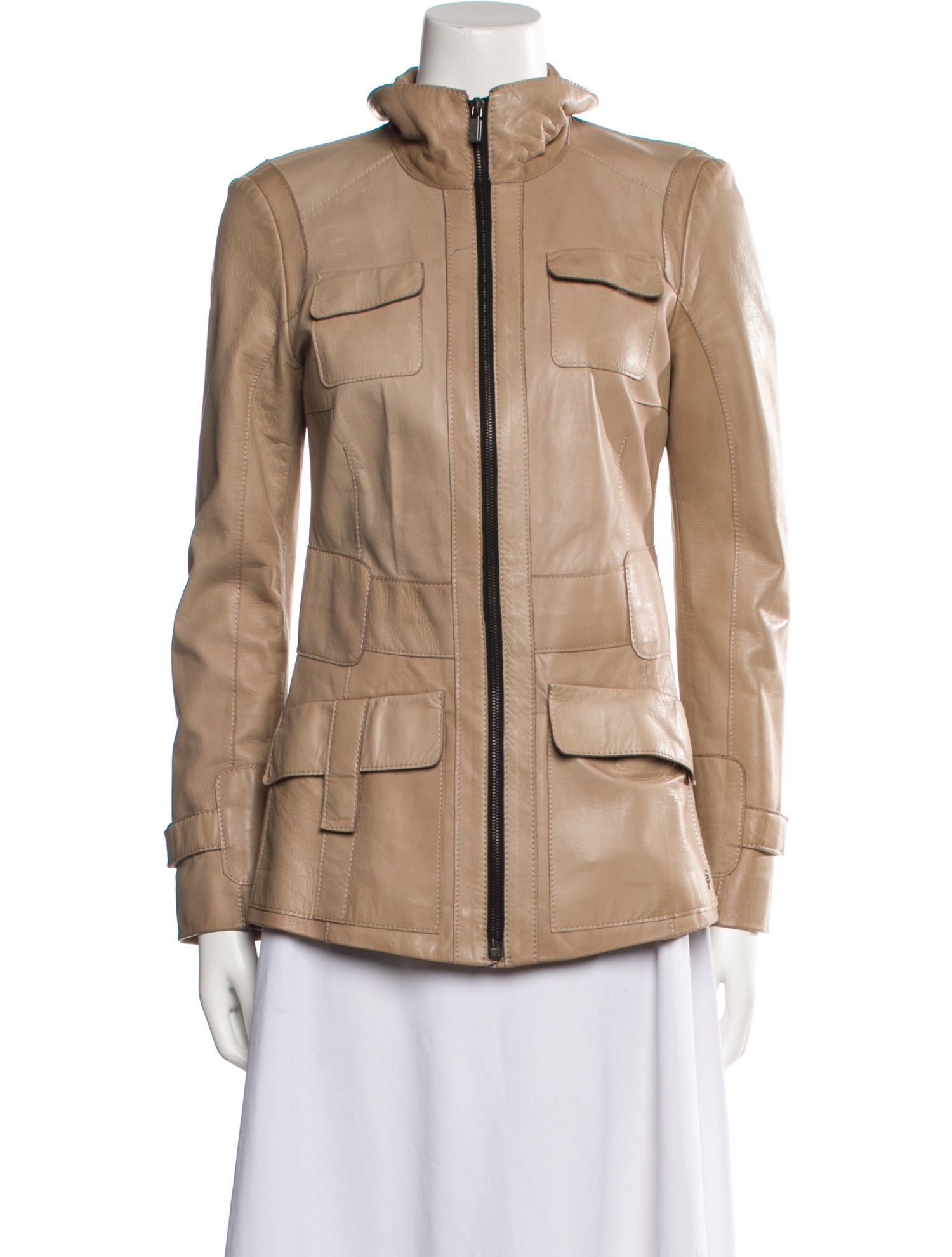 Porsche Design Leather Utility Jacket