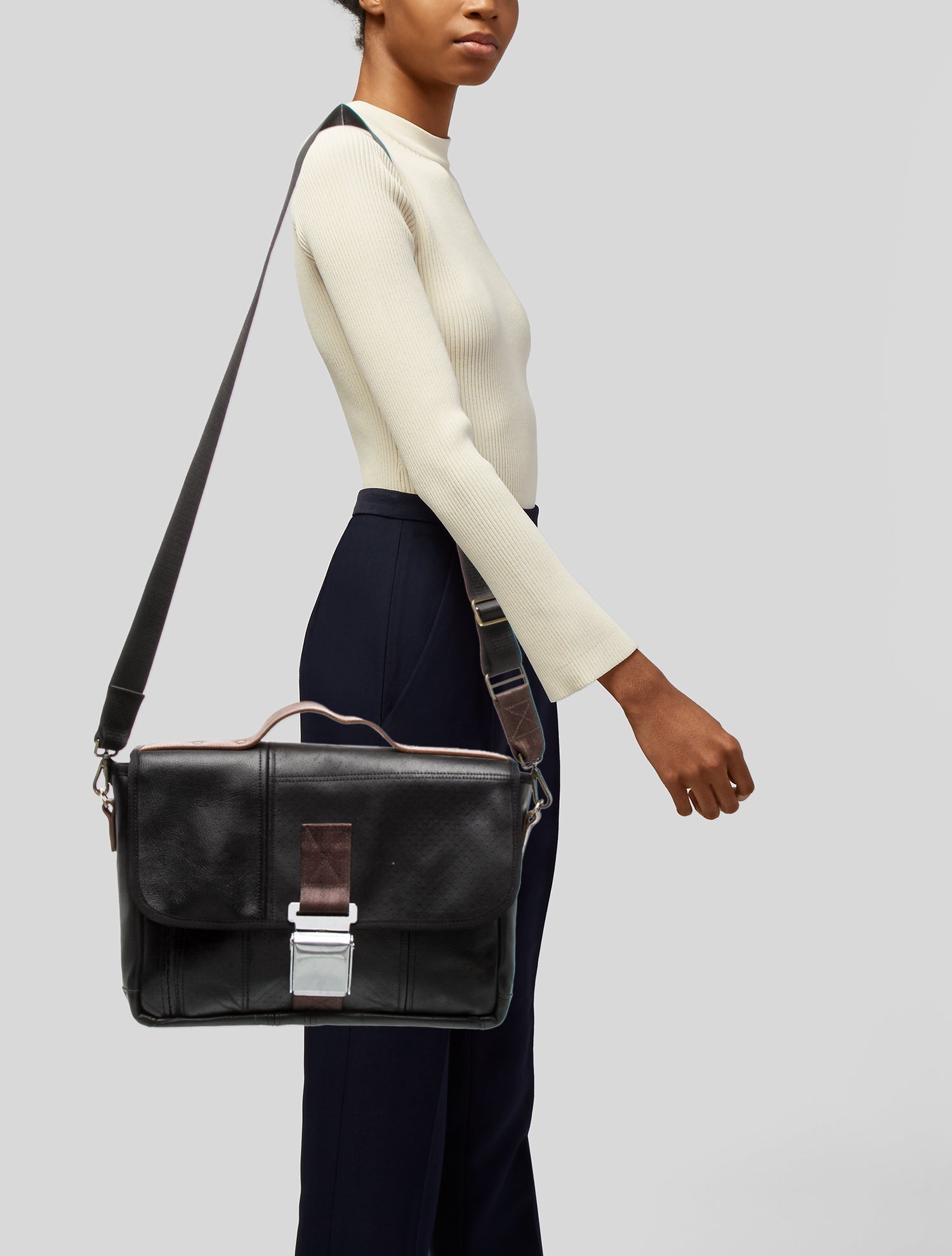 Porsche Design Leather Messenger Bag