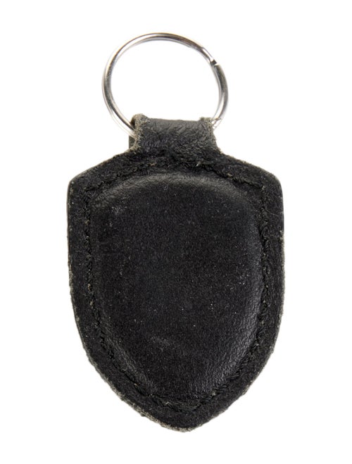 Porsche Design Leather Crest Keychain