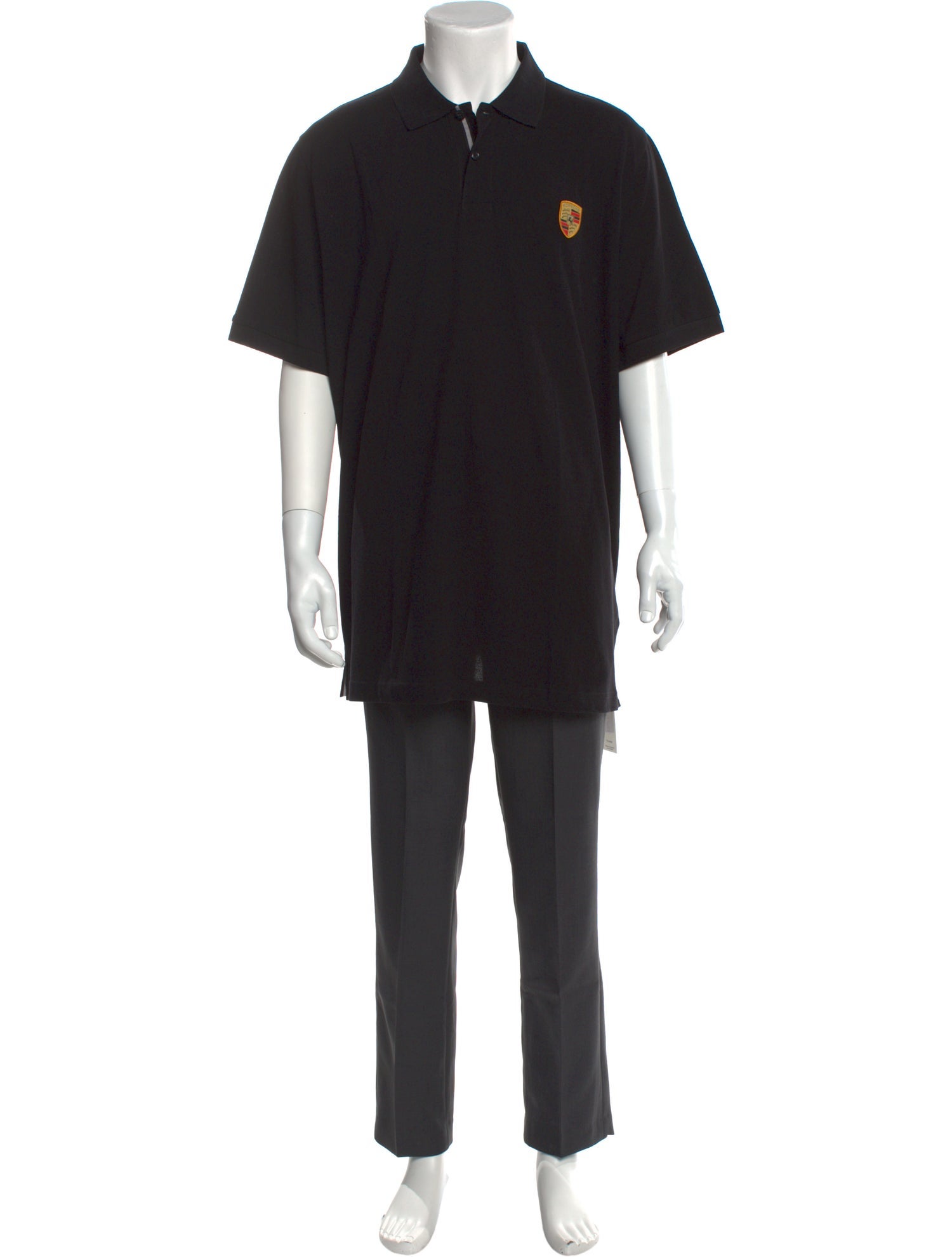 Porsche Design Crew Neck Short Sleeve Polo Shirt w/ Tags