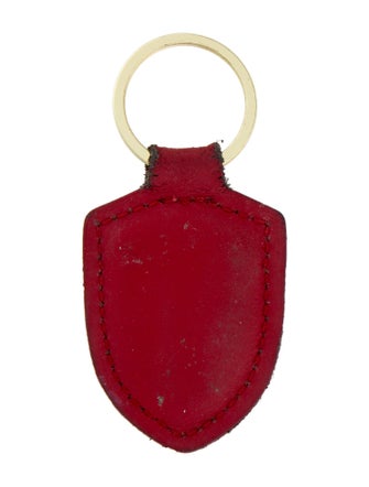 Porsche Design Porsche Design Leather Crest Keychain