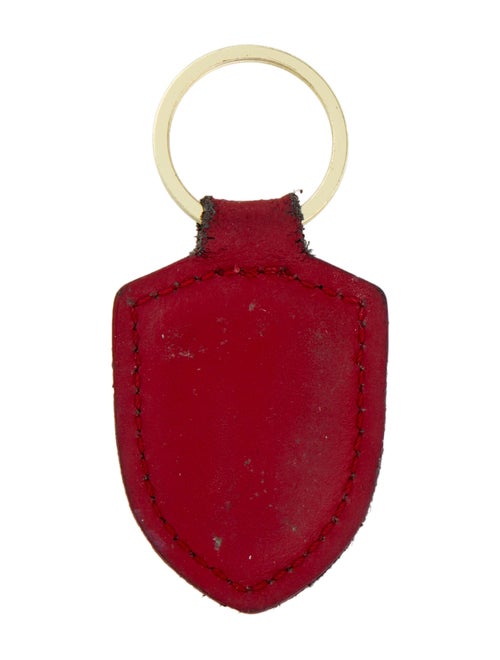 Porsche Design Porsche Design Leather Crest Keychain