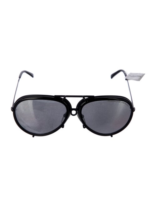 Porsche Design Aviator Mirrored Sunglasses