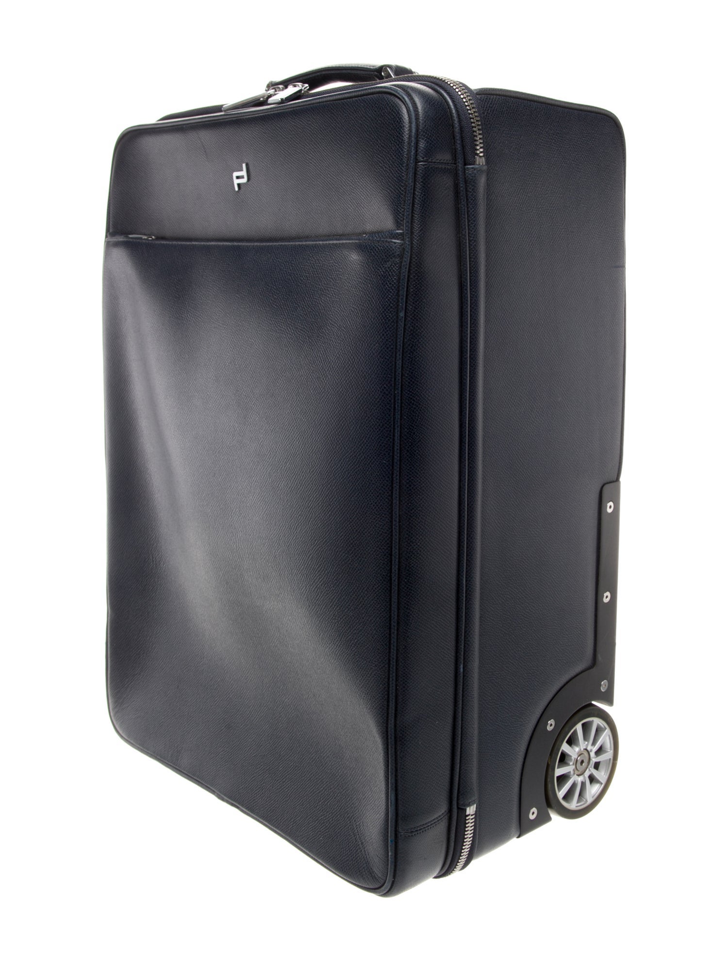Porsche Design Leather Rolling Suitcase