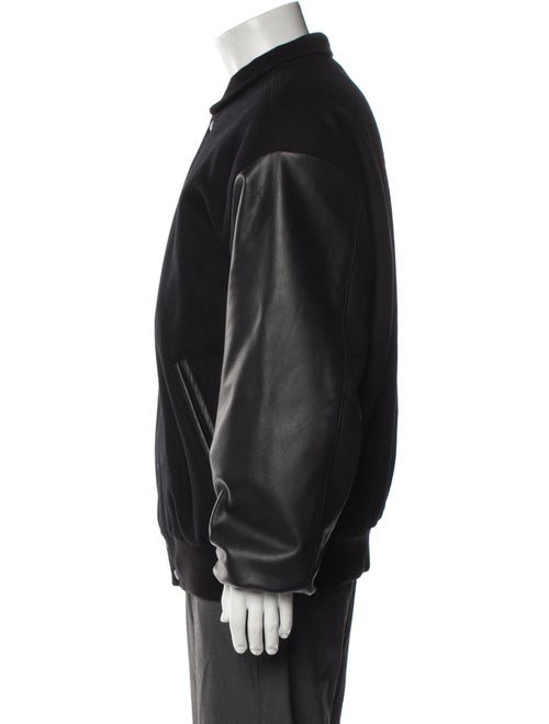 Porsche Design Wool Graphic Print Varsity Jacket