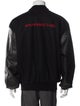 Porsche Design Wool Graphic Print Varsity Jacket