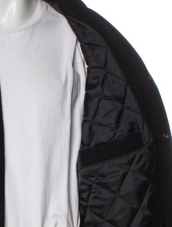 Porsche Design Wool Graphic Print Varsity Jacket