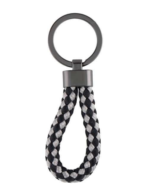 Porsche Design Two-Tone Woven Keychain