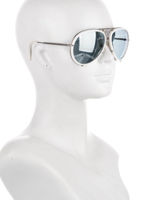 Porsche Design Aviator Mirrored Sunglasses