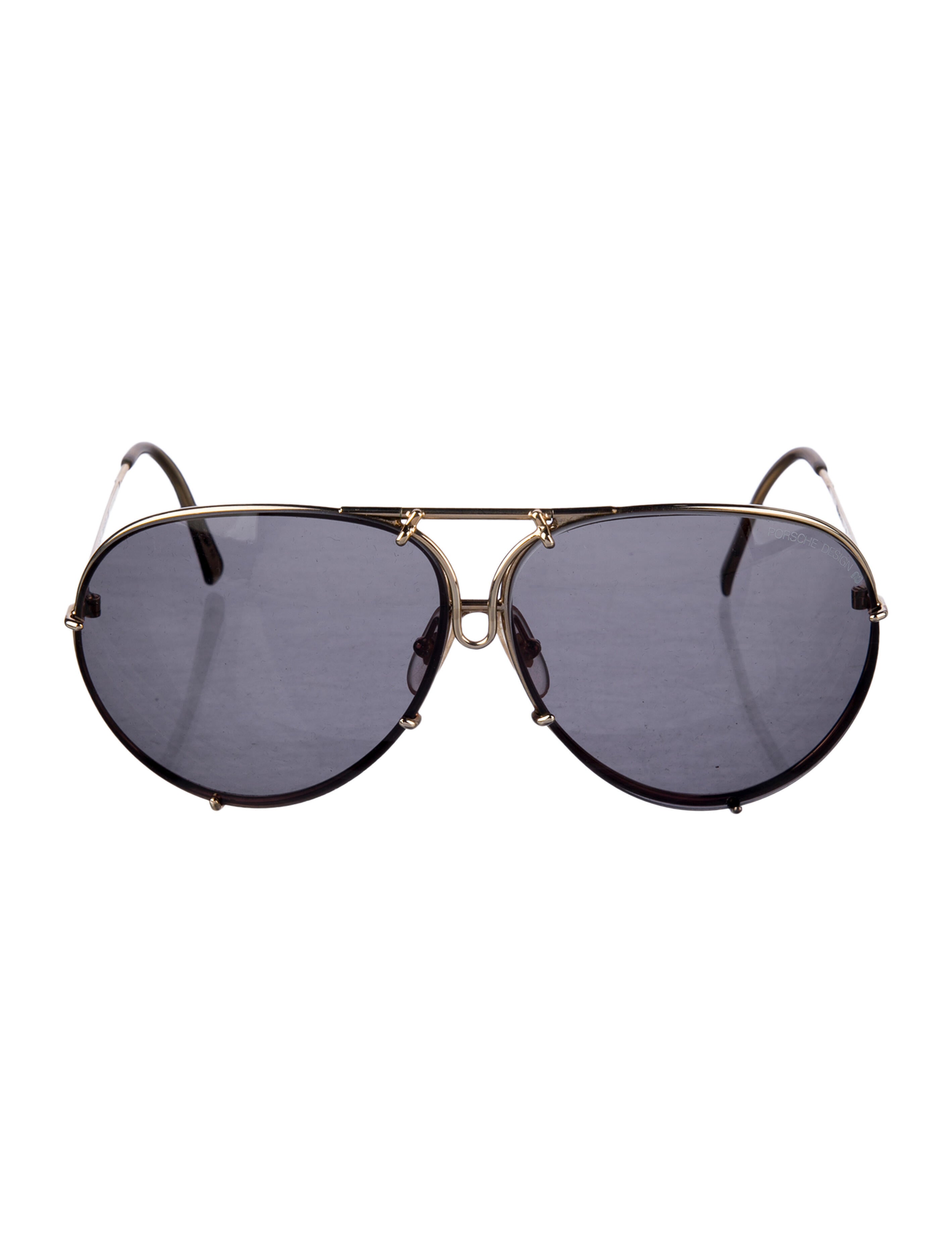 Porsche Design Aviator Mirrored Sunglasses
