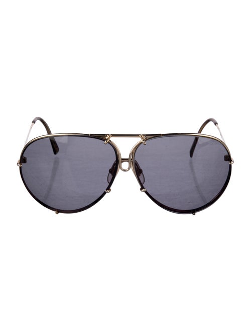 Porsche Design Aviator Mirrored Sunglasses