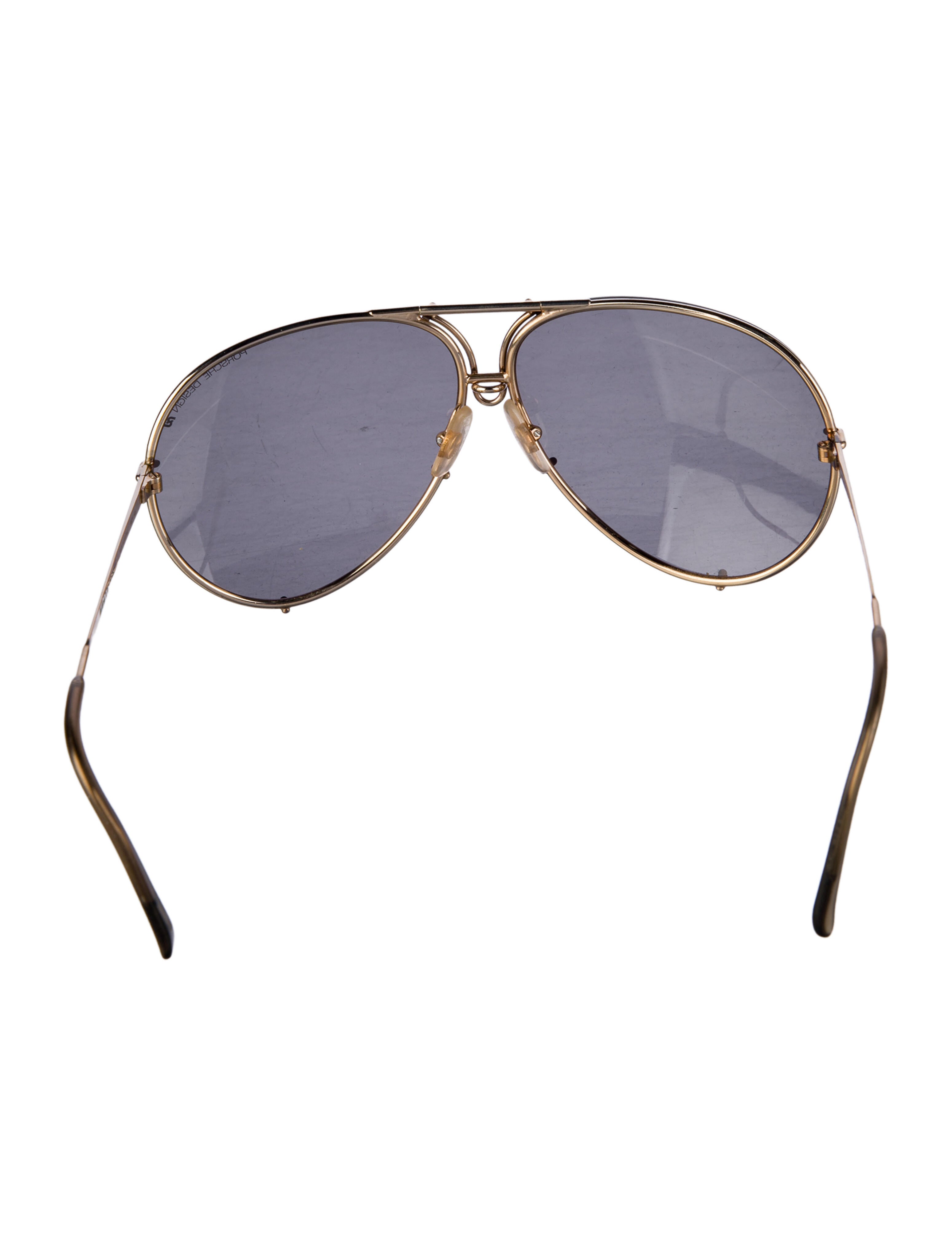 Porsche Design Aviator Mirrored Sunglasses