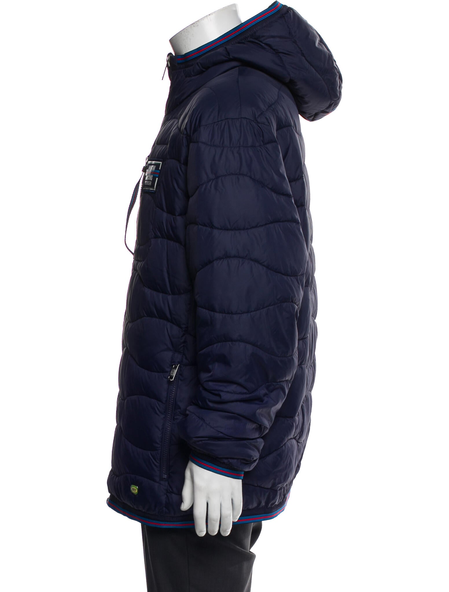 Porsche Design Graphic Print Puffer Coat