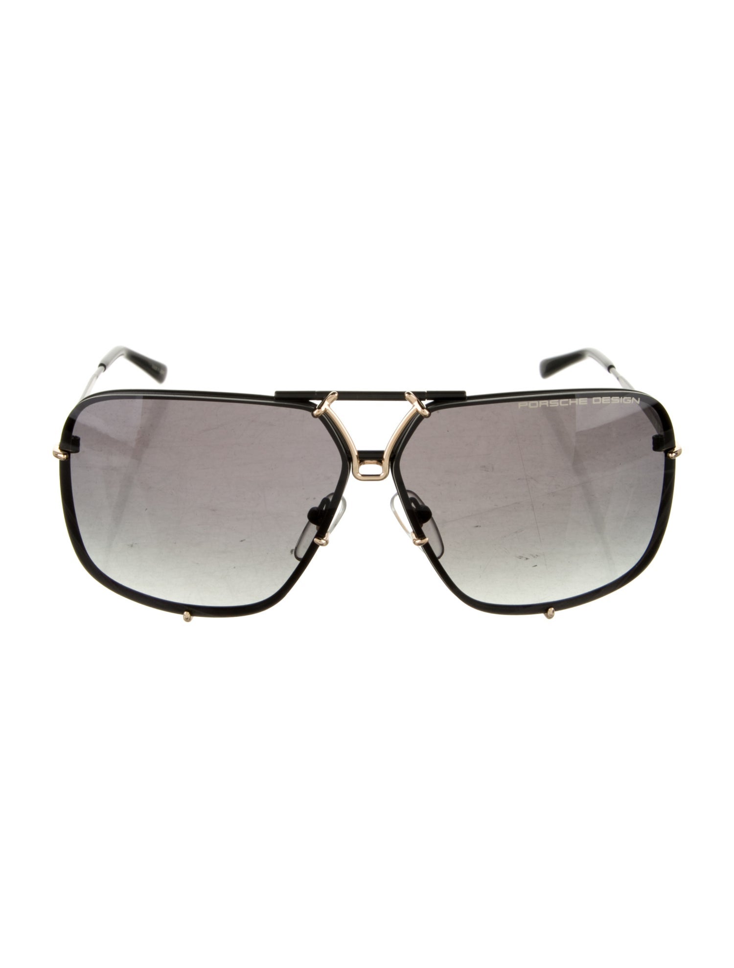Porsche Design interchangeable lenses Aviator Sunglasses