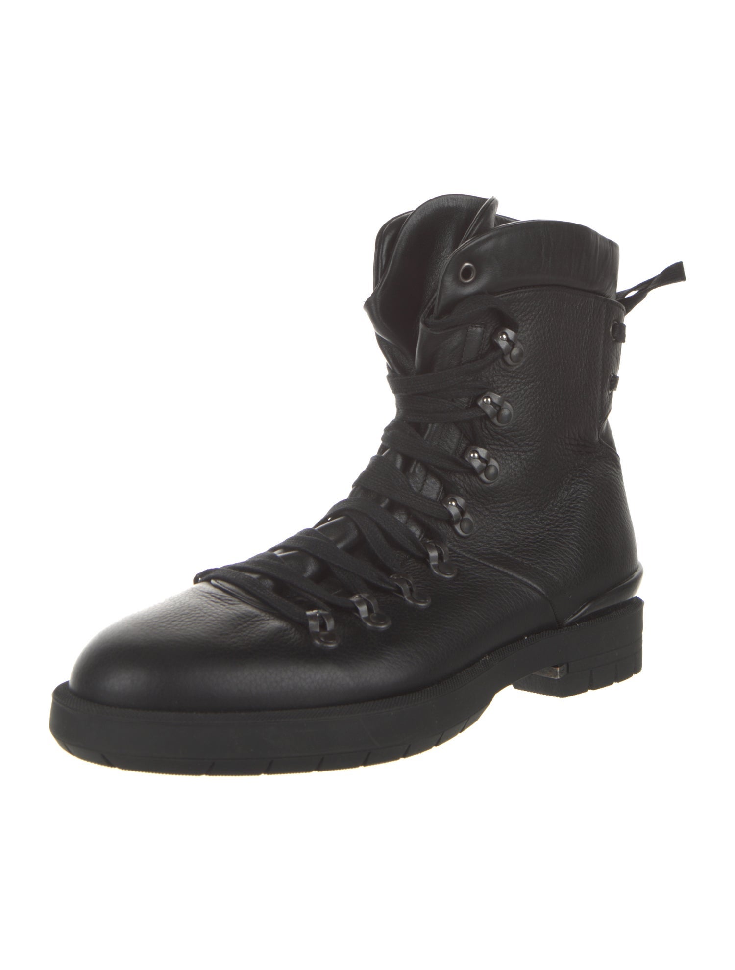 Porsche Design Leather Combat Boots