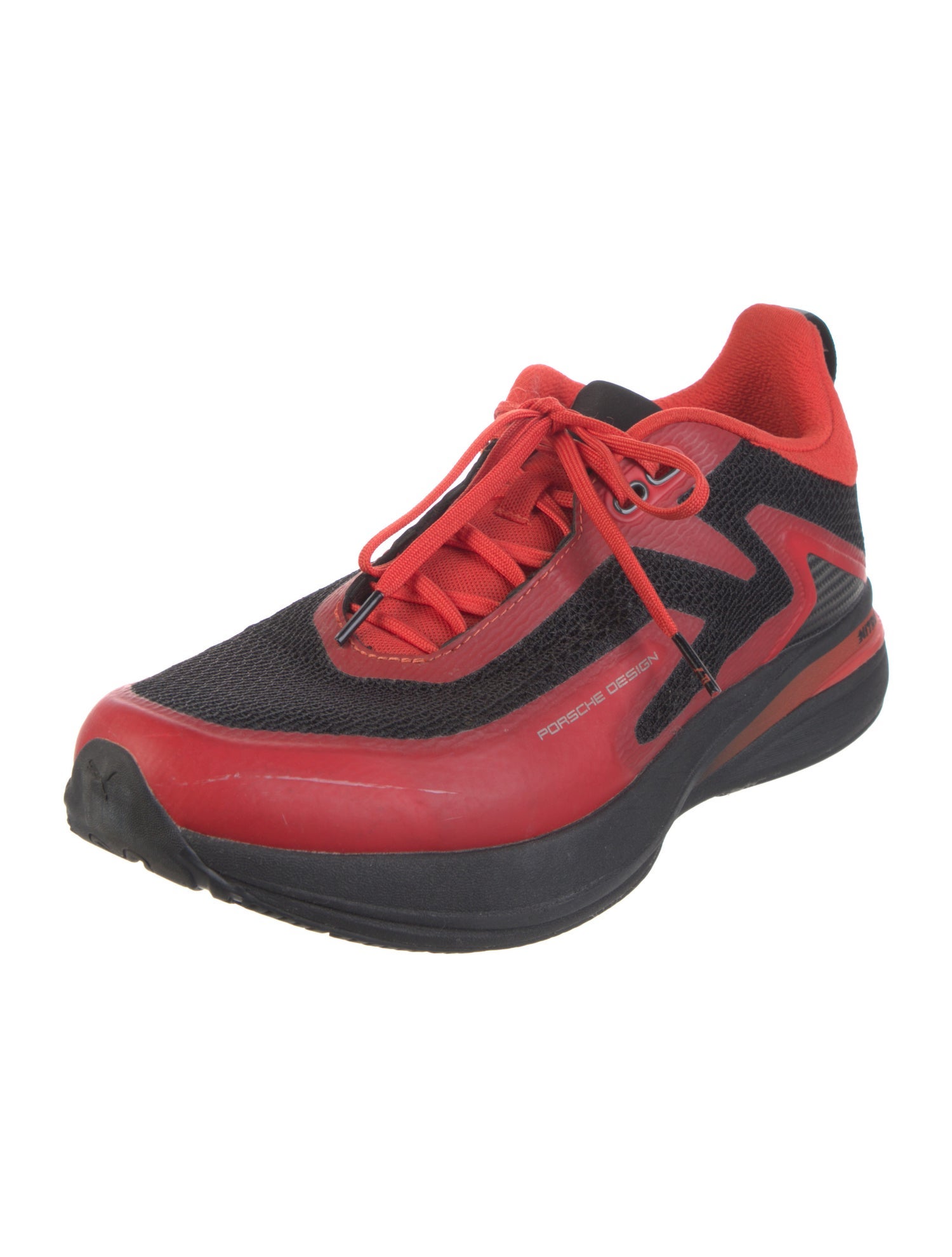 Porsche Design Mesh Colorblock Pattern Sneakers