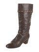 Pollini Leather Riding Boots