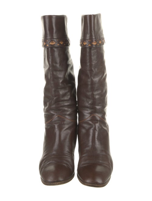 Pollini Leather Riding Boots