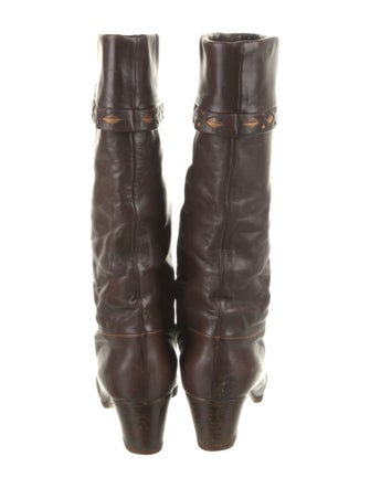 Pollini Leather Riding Boots
