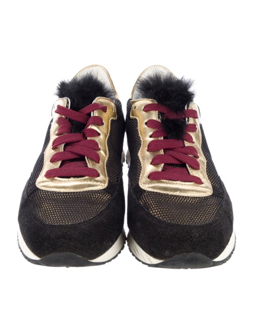 Pollini Mesh Printed Sneakers