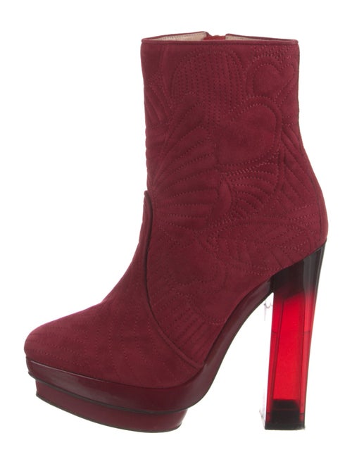 Pollini Suede Sock Boots