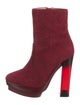 Pollini Suede Sock Boots