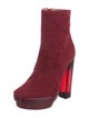 Pollini Suede Sock Boots