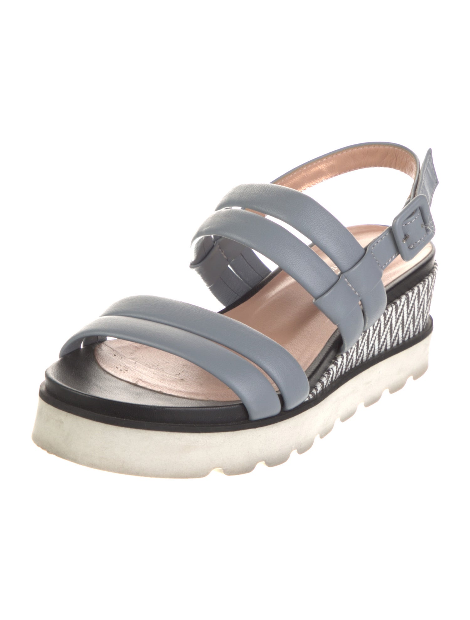 Pollini Leather Slingback Sandals