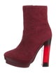 Pollini Suede Sock Boots