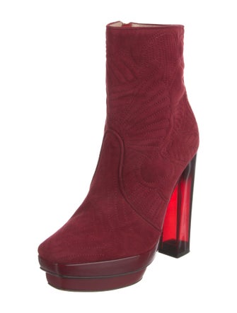 Pollini Suede Sock Boots