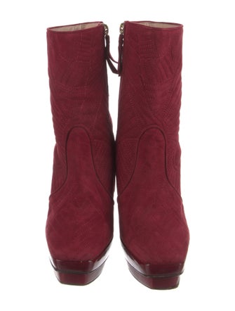 Pollini Suede Sock Boots