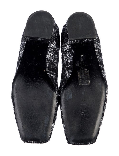 Pollini Tweed Pattern Loafers